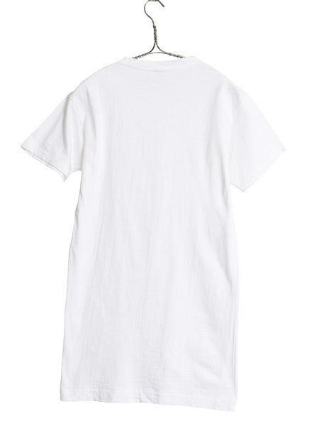 デッドストック 70s USA製 チャンピオン 無地 半袖 Tシャツ メンズ M 新品 ヴィンテージ バータグ シングルステッチ ソリッド 白 ブランク