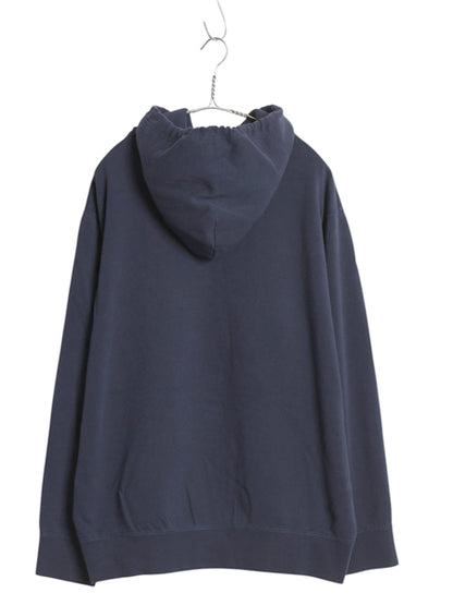 ポロ ラルフローレン スウェット フード パーカー メンズ XL 前V トレーナー 裏起毛 プルオーバー ビッグ ロゴ 刺繍 大きいサイズ ネイビー