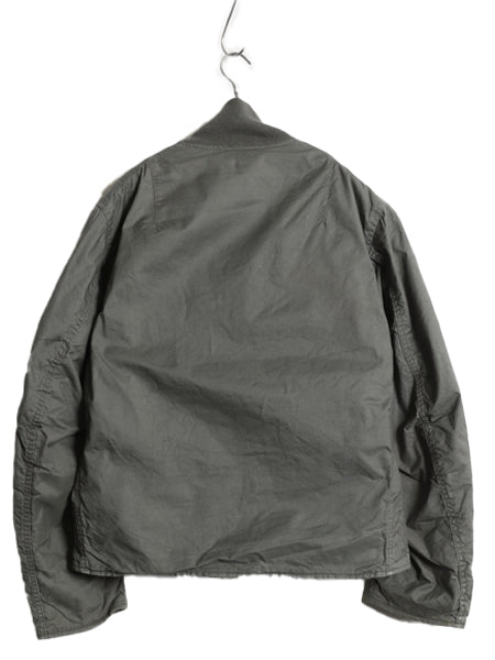 70s ★ 米軍実物 USAF CWU 7/P メカニック ジャケット MEDIUM 古着 ヴィンテージ ミリタリー エアフォース フライト グランドクルー セージ