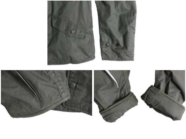 70s ★ 米軍実物 USAF CWU 7/P メカニック ジャケット MEDIUM 古着 ヴィンテージ ミリタリー エアフォース フライト グランドクルー セージ