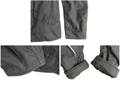 70s ★ 米軍実物 USAF CWU 7/P メカニック ジャケット MEDIUM 古着 ヴィンテージ ミリタリー エアフォース フライト グランドクルー セージ