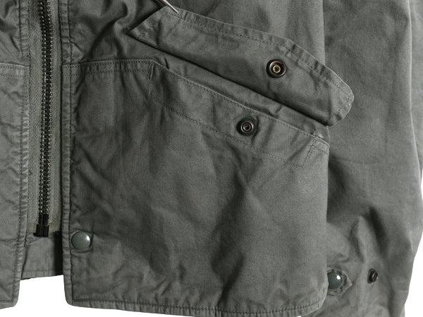 70s ★ 米軍実物 USAF CWU 7/P メカニック ジャケット MEDIUM 古着 ヴィンテージ ミリタリー エアフォース フライト グランドクルー セージ