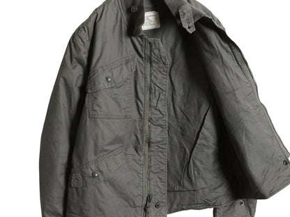 70s ★ 米軍実物 USAF CWU 7/P メカニック ジャケット MEDIUM 古着 ヴィンテージ ミリタリー エアフォース フライト グランドクルー セージ
