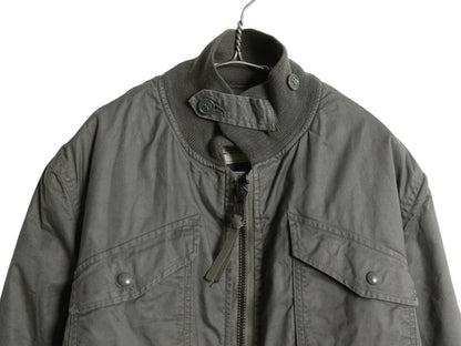 70s ★ 米軍実物 USAF CWU 7/P メカニック ジャケット MEDIUM 古着 ヴィンテージ ミリタリー エアフォース フライト グランドクルー セージ