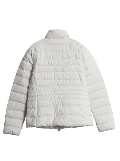 ポロ ラルフローレン ダウン ジャケット レディース S / ナイロン フルジップ キルティング ブルゾン ジャンパー パッカブル シンプル 白