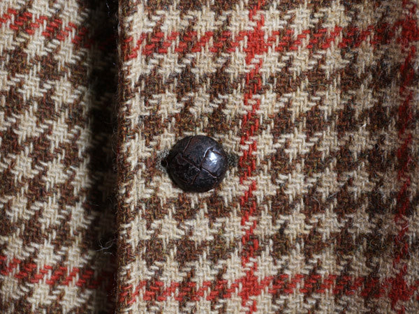 60s 筆記体タグ USA製 エルエルビーン ツイード テーラード ジャケット メンズ XL / ヴィンテージ ウール ブレザー チェック 大きいサイズ