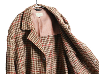 60s 筆記体タグ USA製 エルエルビーン ツイード テーラード ジャケット メンズ XL / ヴィンテージ ウール ブレザー チェック 大きいサイズ