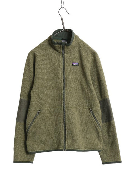 パタゴニア ベターセーター ジャケット ボーイズ L レディース S 程/ 14年製 フリース セーター フルジップ ブルゾン ハイネック カスタム