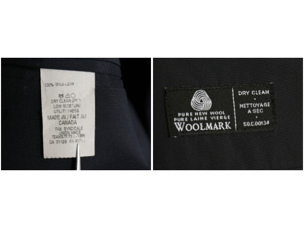 デッドストック ローレン ラルフローレン テーラード ジャケット メンズ L 程 ポロ ブレザー ウール 紺ブレ 金ボタン きれいめ シンプル 紺