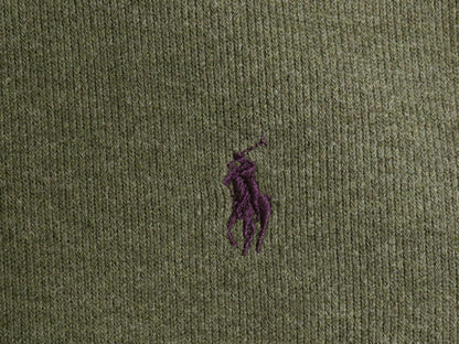 ポロ ラルフローレン ハーフジップ スウェット メンズ XL プルオーバー コットン ニット ストレッチ ポニー刺繍 ワンポイント 大きいサイズ