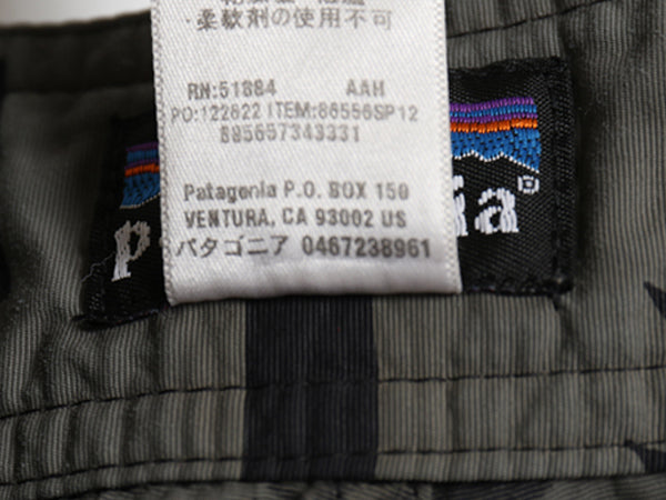 パタゴニア ウェーブ フェアラー ボード ショーツ メンズ 34 12年製 総柄 ナイロン スイム サーフ ショートパンツ 短パン 海パン 水陸両用