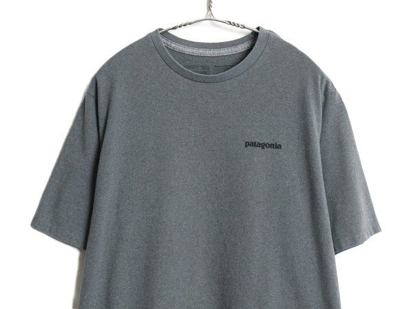 パタゴニア 両面 プリント 半袖 Tシャツ メンズ M / アウトドア P6 ボックスロゴ バックプリント ロゴT カットソー クルーネック シンプル
