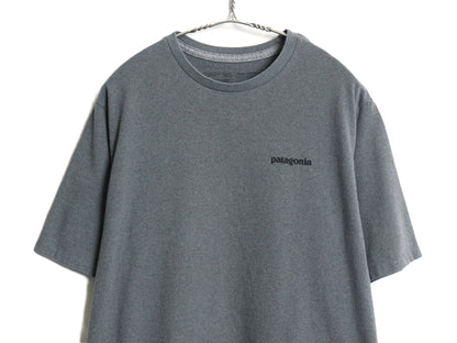 パタゴニア 両面 プリント 半袖 Tシャツ メンズ M / アウトドア P6 ボックスロゴ バックプリント ロゴT カットソー クルーネック シンプル