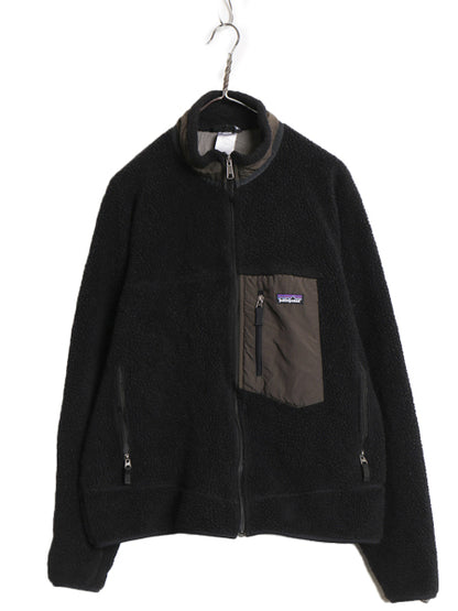 00s ★ パタゴニア クラシック レトロX ジャケット メンズ XL 古着 08年製 オールド パイル フリース フルジップ アウトドア ハイネック 黒