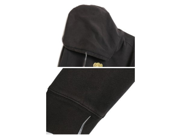 ポロベア ポロ ラルフローレン プリント スウェット フード パーカー メンズ L / トレーナー 裏起毛 キャラクター プルオーバー ブラック