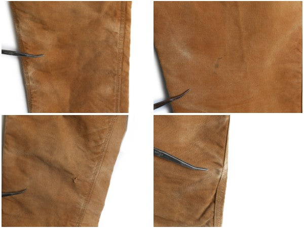 70s USA製 ★ カーハート ライナー付き ダック パンツ メンズ 34 ヴィンテージ ワーク アウトドア 中綿 キルティング ストレート ブラウン