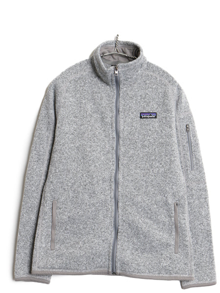 パタゴニア ベターセーター ジャケット レディース M / 20年製 フリース セーター アウトドア ジャンパー フルジップ 裏起毛 ブルゾン 灰