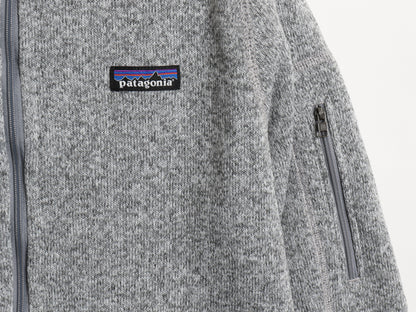 パタゴニア ベターセーター ジャケット レディース M / 20年製 フリース セーター アウトドア ジャンパー フルジップ 裏起毛 ブルゾン 灰
