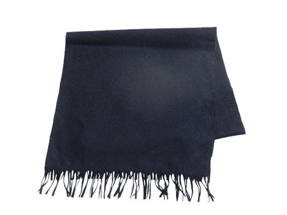 70s USA製 ペンドルトン マフラー メンズ レディース / ヴィンテージ 無地 ウール ストール 防寒 フリンジ付き ネイビー シンプル ビジネス