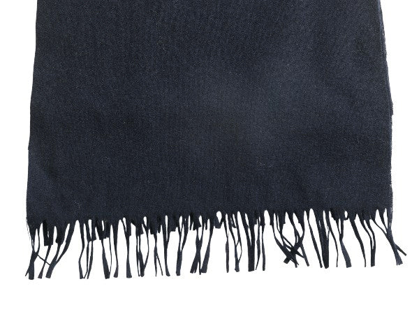 70s USA製 ペンドルトン マフラー メンズ レディース / ヴィンテージ 無地 ウール ストール 防寒 フリンジ付き ネイビー シンプル ビジネス