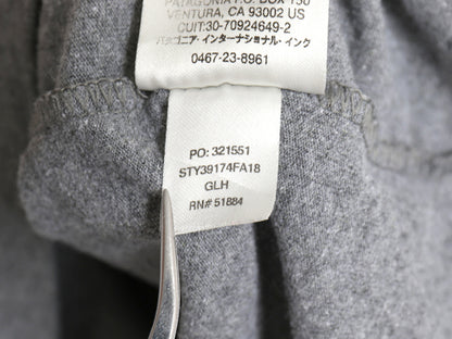 パタゴニア 両面 プリント 半袖 Tシャツ メンズ L / 18年製 アウトドア P6 ボックスロゴ バックプリント カットソー トップス シンプル 灰