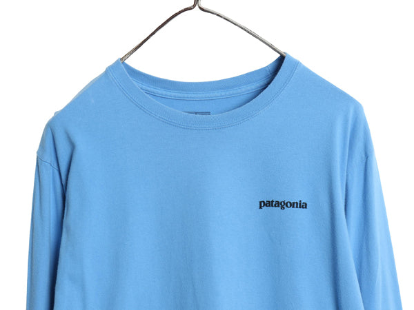 パタゴニア 両面 プリント 長袖 Tシャツ メンズ M / 17年製 アウトドア ロンT ロングスリーブ P6 バックプリント ボックスロゴ カットソー
