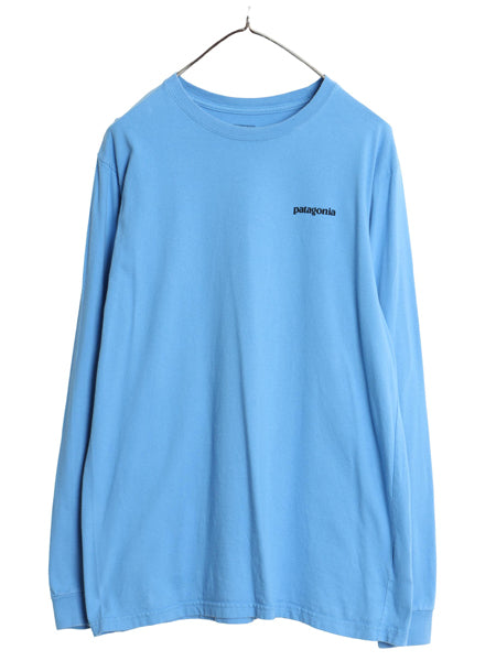 パタゴニア 両面 プリント 長袖 Tシャツ メンズ M / 17年製 アウトドア ロンT ロングスリーブ P6 バックプリント ボックスロゴ カットソー