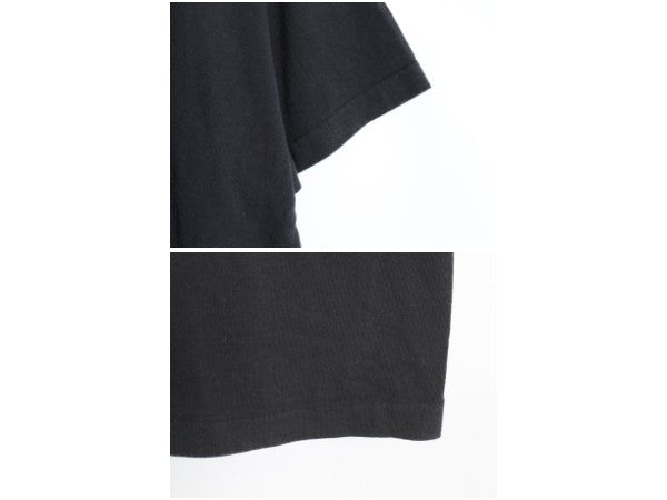 90s USA製 スカル イラスト 両面 プリント Tシャツ メンズ XL / オールド ミリタリー 海軍 戦闘機 シングルステッチ 大きいサイズ ブラック