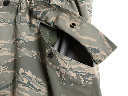 デッドストック 米軍実物 プロパー 社製 APECS デジタル タイガー カモ オーバー パンツ LARGE REGULAR 新品 ゴアテックス USAF ABU ECWCS