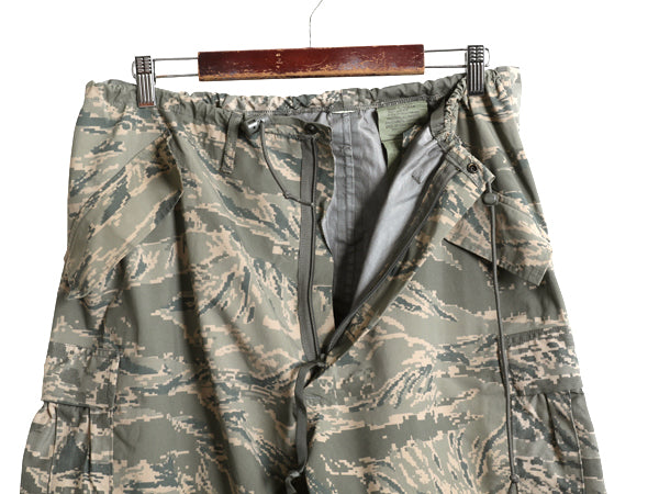 デッドストック 米軍実物 プロパー 社製 APECS デジタル タイガー カモ オーバー パンツ LARGE REGULAR 新品 ゴアテックス USAF ABU ECWCS