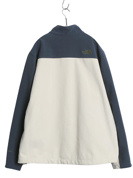 US企画 ノースフェイス APEX ソフトシェル ジャケット メンズ XL / アウトドア 裏 フリース フルジップ ストレッチ ブルゾン 大きいサイズ