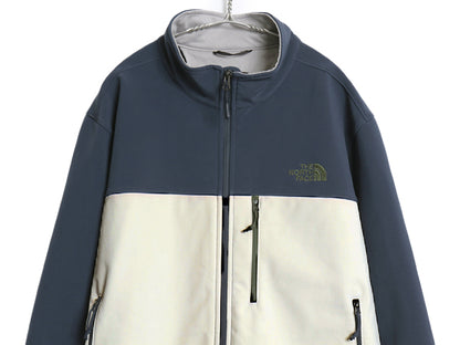 US企画 ノースフェイス APEX ソフトシェル ジャケット メンズ XL / アウトドア 裏 フリース フルジップ ストレッチ ブルゾン 大きいサイズ