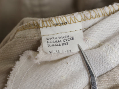 80s USA製 リーバイス 519 コーデュロイ パンツ 実寸 36 28 程 ヴィンテージ スリム ストレート 細畝 コーズ ボトムス 42 TALON アイボリー