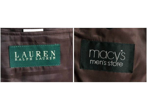 ローレン ラルフローレン ツイード テーラード ジャケット メンズ XL 程/ 古着 ポロ ウール ブレザー チェック 大きいサイズ マルチカラー