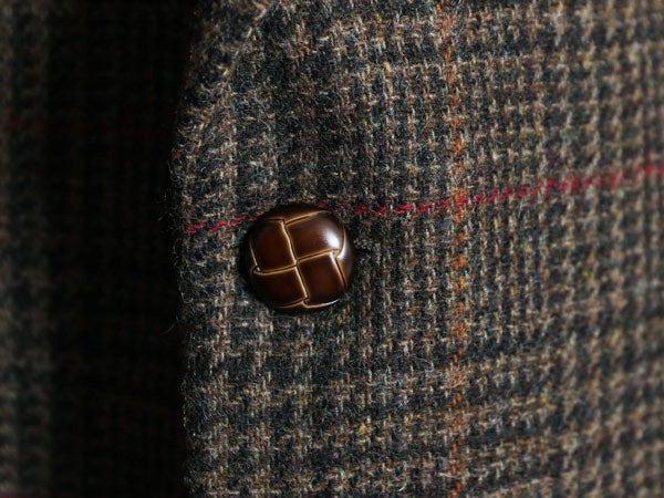 ローレン ラルフローレン ツイード テーラード ジャケット メンズ XL 程/ 古着 ポロ ウール ブレザー チェック 大きいサイズ マルチカラー