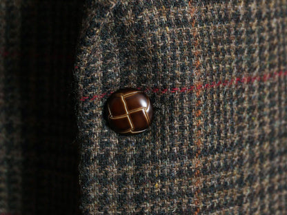 ローレン ラルフローレン ツイード テーラード ジャケット メンズ XL 程/ 古着 ポロ ウール ブレザー チェック 大きいサイズ マルチカラー