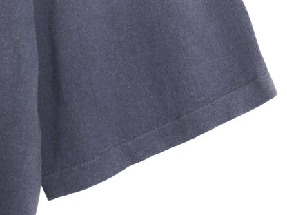 90s エアロポステール ポケット付き 無地 半袖 Tシャツ メンズ XL / オールド ポケT ブランク トップス 大きいサイズ 紺 フェイド 雰囲気系