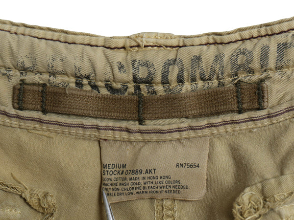 00s ☆ Abercrombie&Fitch コットン カーゴ パンツ メンズ M / オールド Y2K ミリタリー ギミック テック マルチポケット ボトムス カーキ
