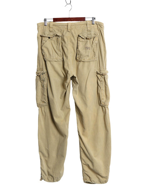 00s ☆ Abercrombie&Fitch コットン カーゴ パンツ メンズ M / オールド Y2K ミリタリー ギミック テック マルチポケット ボトムス カーキ