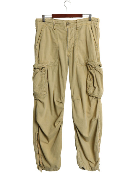 00s ☆ Abercrombie&Fitch コットン カーゴ パンツ メンズ M / オールド Y2K ミリタリー ギミック テック マルチポケット ボトムス カーキ