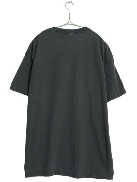 00s レッドツェッペリン フォト プリント Tシャツ メンズ XL 古着 オールド バンド ロック アート イラスト グラフィック 大きいサイズ 黒