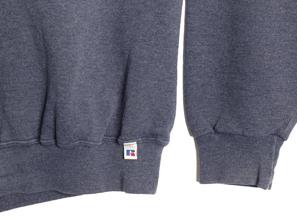 90s ラッセル 無地 スウェット メンズ レディース XXL オールド トレーナー 前V 裏起毛 ワンポイント クルーネック ブランク 大きいサイズ