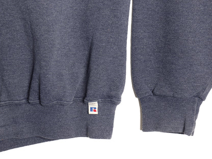 90s ラッセル 無地 スウェット メンズ レディース XXL オールド トレーナー 前V 裏起毛 ワンポイント クルーネック ブランク 大きいサイズ