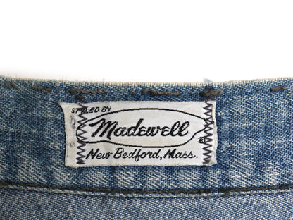 70s USA製 ★ MADEWELL デニム セーラー パンツ 実寸 34 29 程/ ヴィンテージ ワイド フレア ブーツカット ジーパン ジーンズ ワーク TALON