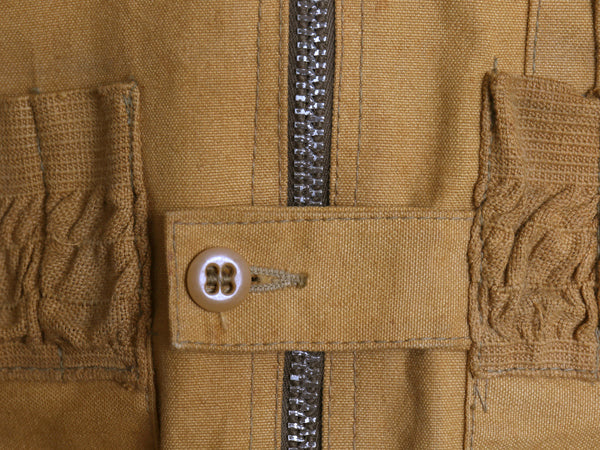 70s USA製 筆記体 エルエルビーン ダック ハンティング ベスト メンズ M / ヴィンテージ アウトドア 重ね着 前開き 無地 フルジップ TALON