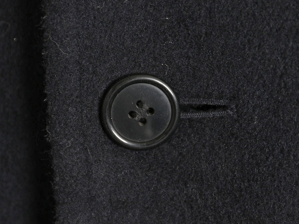 90s イギリス製 Gloverall ダブル チェスター コート メンズ L / オールド メルトン ウール フィールド ロングコート きれいめ 濃紺 英国製