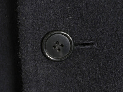 90s イギリス製 Gloverall ダブル チェスター コート メンズ L / オールド メルトン ウール フィールド ロングコート きれいめ 濃紺 英国製