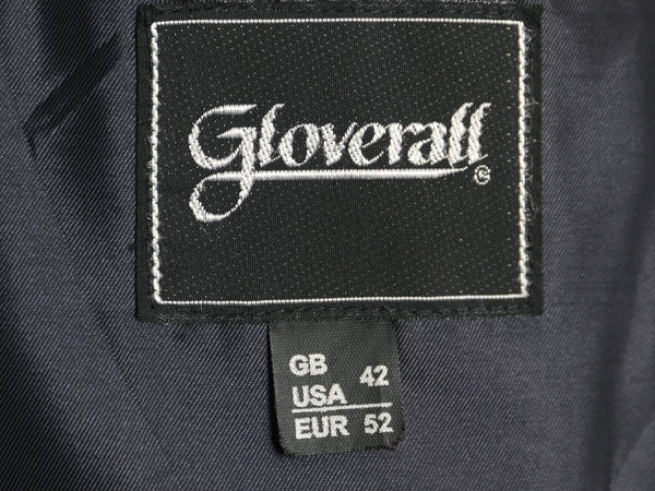 90s イギリス製 Gloverall ダブル チェスター コート メンズ L / オールド メルトン ウール フィールド ロングコート きれいめ 濃紺 英国製