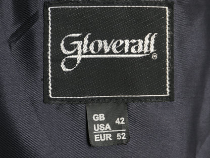 90s イギリス製 Gloverall ダブル チェスター コート メンズ L / オールド メルトン ウール フィールド ロングコート きれいめ 濃紺 英国製