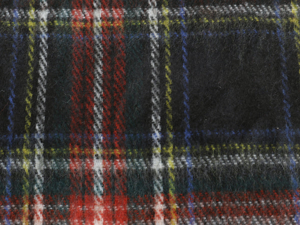 70s イギリス製 高級 100% カシミヤ マフラー メンズ レディース 古着 ヴィンテージ タータン チェック フリンジ付き 英国王室 ワラント